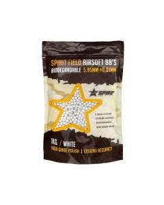 Spirit Field 6mm BIO BBS 1kg 0.25g (4000 st.)