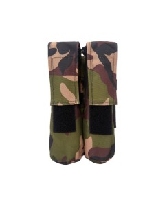 STRATX Molle 2 Pod Pouch Woodland Camo