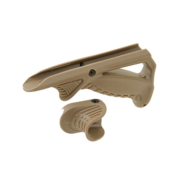 Stealth Angled Foregrip met Duimgrip Tan