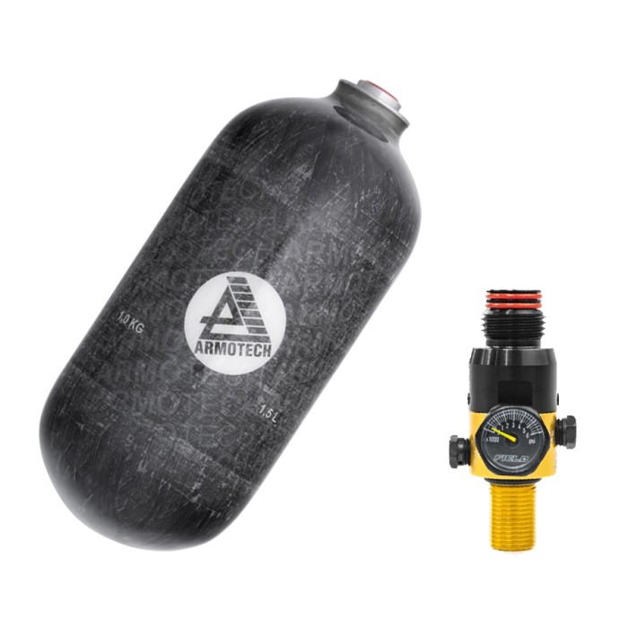 DYE/PE Armotech 1,5L met 4500 PSI Regulator