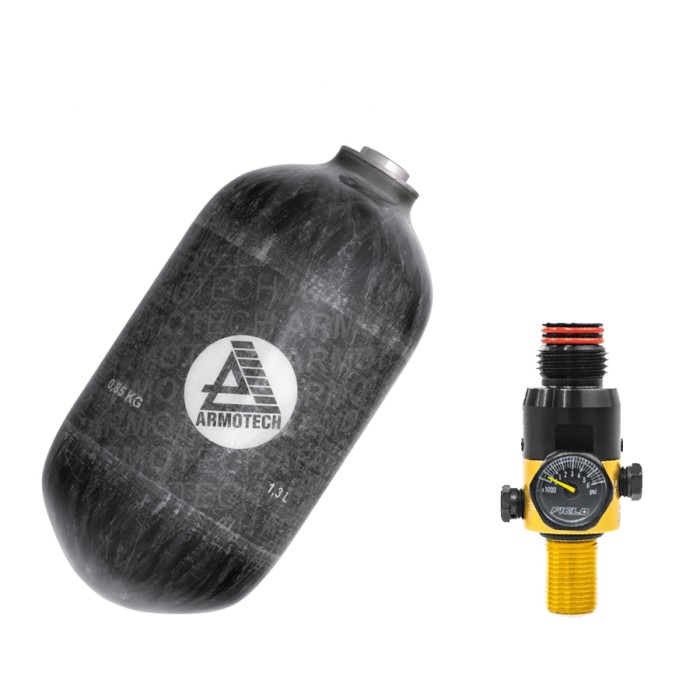 DYE/PE Armotech 1,3L met 4500 PSI Regulator