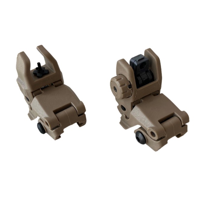 Front & Rear Folding Sight Tan